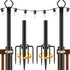 AILBTON 2 Pack 10Ft String Light Poles,Light Poles for Outside String Lights,Outdoor