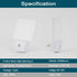 2 Pack LED Night Light with Dusk to Dawn Sensor - Cool White Illumination