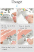 Office Supplies Push Stapler, Portable Handheld Small Reusable Clam Clip, 5 Pack Binder Dispenser with 100 Clips