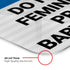 12x18 Inches, 3M .063 Please Do Not Deposit Feminine Hygiene Products Or Baby Wipes in Toilet Sign, EGP Reflective