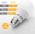AmeriTop A19 LED Light Bulbs, 6 Pack, Efficient 9W (60W Equivalent), 830 Lumens, UL Listed, Non-Dimmable, E26 Standard