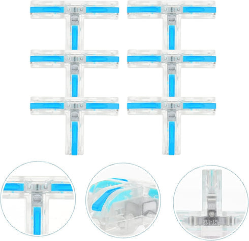 Scicalife 20pcs Butt Splice T-Type Butt Connector Crimp Connectors, Insulated Electrical Waterproof Terminals