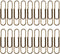 Rurili 50 Pieces Metal Paper Clips, 50 mm, Bronze for Office, School, and Personal Use