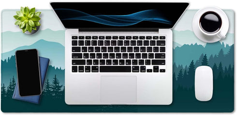SSOIU 35.5" 15.7", Large Mouse Pad, Full Desk XXL Extended Gaming Mouse Pad X Waterproof Desk Mat with Stitched Edge