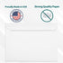 EnDoc 9x12 Full Face Window Envelopes - 28lb Bright White, 50 Pack
