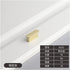 TJWZSAST Handle(6232 16 Zinc Alloy Cabinet Wardrobe Drawer Door T-Shaped Shoe Cabinet Bedside Table Furniture Handle