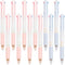 Cherry Multicolor Ballpoint Pens Set, 0.7mm Ball Point Pen with 4 Color Ink (Black, Blue, Red, Green) - 12pcs
