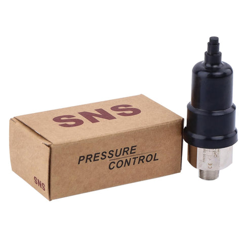 SNS 1/4 Inch NPT Male Thread Pneumatic Adjustable Diaphragm Type Pressure Switch - Normally Open and Closed Integrated