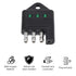 BTFO 4 4-Way Pin Trailer Plug Tester, Flat Trailer Wiring Tester with LED Indicators for Wire Connector Brake Turn