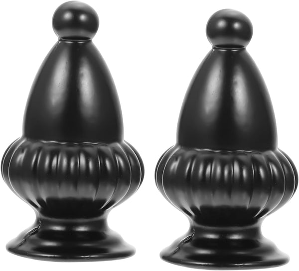 ARTIBETTER 2pcs Decorative Lamp Finial Modern Simple Design Light Screw Caps for Table