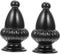 ARTIBETTER 2pcs Decorative Lamp Finial Modern Simple Design Light Screw Caps for Table