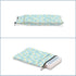 Waterproof Book Sleeve with Zipper and Front Pocket, Daisy Pattern Book Pouch for Women, Girls, Librarians, Book Lovers