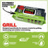 Crocodile Cloth Grill Cleaning Wipes, 80 Biodegradable (15" x 10"), Safe on Skin & Multiple Surfaces