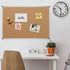 VIZ-PRO Cork Notice Board, 18 X 12 Inches, with Silver Aluminium Frame for Office or Classroom Use