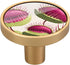 PDZRMY 4 Pack Venus Flytrap Art Cabinet Knobs, Stylish Design Pulls Handle for