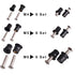 18 Pairs M4 M5 M6 Neoprene Well Nuts with Stainless Steel Screw, Rubber Well Nuts Kit for Kayak and Marine