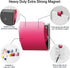 PLUS Extra Strong Large Magnetic Clips, Large 3-Pack, Red