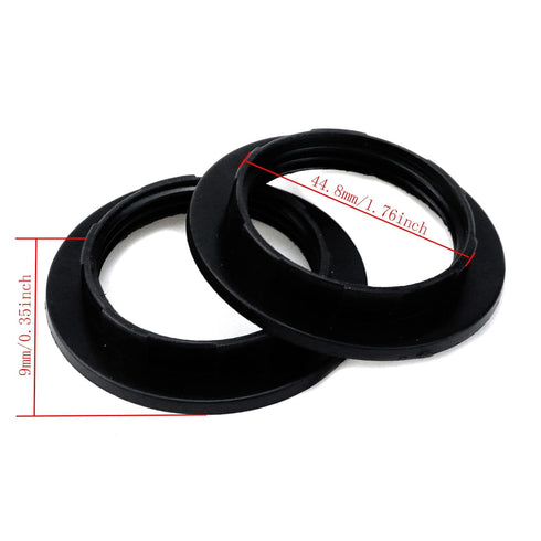 5PCS E27 40.5mm/1.59Inch Lamp Shade Ring Collar Lamp Holder Retaining Ring Light Shade Adapter Ring for Floor Lamps