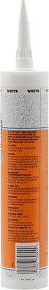 Gorilla Waterproof Caulk & Seal, 100% Silicone Sealant, All Purpose, White, 10oz Cartridge, Pack of 2