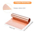 uxcell Copper Sheet Roll 2000mm x 100mm x 0.08mm, 99.9% Pure Copper Foil Plate for Electricity DIY Projects (Multiple