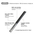 3" 1/2" 2-Flute Extra Long Straight Plunge Router Bit Shank, Carbide-Tipped Bit for Deep Wood Grooving, Slotting & CNC