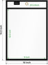 Scribbledo Job Ticket Holders, 9x12 (50 Pack), Clear Plastic Sleeves for Documents, Hanging Folder Sleeves