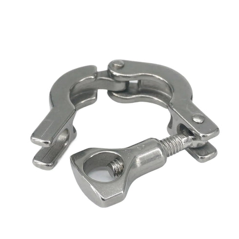 YQFXGGHFG 0.5" 25mm 304 Tri Clamp Ferrule O/D Stainless Steel Casting Fitting Dairy Brewing