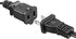 VSEER 2 Prong Extension Cord US AC 2-Prong Male and Female Power Cable SPT2 16AWG 13A/125V, 10FT, Black