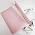 VANRA Poly File Folders, Letter Size File Jackets Organizer with Snap Button Closure, A4 Document Holder (Pastel Pink,