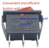 3 Pin 2 Position Red Lighted Rocker Switch for Desktop Grinder, Electric Fireplaces, Household Appliances, Lawn Mower