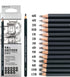 Sketch Pencil Drawing Set, 14 Pencils 6H, 4H, 2H, HB, 1B, 2B, 3B, 4B, 5B, 6B, 7B, 8B, 10B, 12B