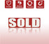 Sold Sign Rider for Realtors - Reusable Magnetic Sold Sign for Real Estate Agents by Office Products and Signs