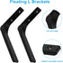 Moicstiy 4 8 Inch Pcs L Brackets, Corner Braces with Screws for Shelves Support, Cabinet Hardware, Furniture Repair