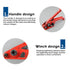 MYFAMIREA Heavy Duty Poly Strapping Tensioner and Cutter - Manual Banding Tools for 1/2" - 3/4" Width Strap