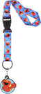 Elmo Wristlet Strap Lanyard for Keys - Sesame Street ID Badge Holder for Men and Women