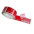 TamperSeals Group - 1 Roll Precut Serial Numbered Red Tamper Evident Security Tape, 48mm x 50m