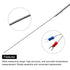 MECCANIXITY K Type Thermocouple Temperature Sensor Probe, 2x200mm, 6.6ft Wire, 0 to 1000°C