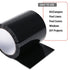 CANOPUS Heavy Duty Patch and Seal Tape, Waterproof for Indoor & Outdoor Use, 4" x 5' Black
