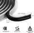 ZOOFOX 2 Pack Butyl Seal Tape, 3/8" x 30 Feet Black Rubber Sealant Tape, Leak Proof Putty Tape for RV Patching, Window Caulking, Door, Headlight, Windshield, Boat Sealing, Roof Patching