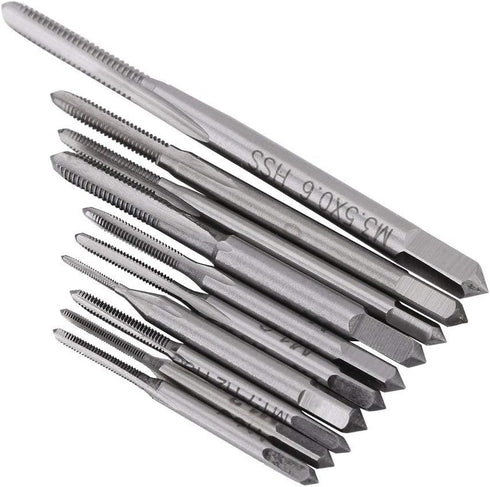 10PCS Micro Taps Bit Hand Screw Thread Taps M1 to M3.5 Tool Set