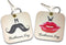 Large Restroom Pass Key Tag Holder with Key Ring for School, Office, Restaurant