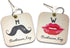 Large Restroom Pass Key Tag Holder with Key Ring for School, Office, Restaurant