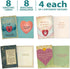 Tree-Free Greetings Forever Friends Pet Sympathy Card Assortment - 5 x 7 Inches, 8 Cards and Envelopes per Set