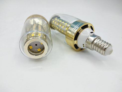 WeFoonLo Pack 2, 8W 2800-3200k E14 Bulb Bulb of LED Corn Energy Saving Candelabra for for Ceiling Light Wall Sconce