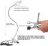 USB Desk Light with Clip, LED Eye-Caring Reading Light with 3 Color Modes, 10 Brightness Levels