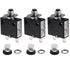 Thermal Circuit Breaker 20 Amps Manual Reset Push Button 32V DC 125/250V AC, 3Pcs Overload Protector