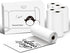 6 Rolls Mini Thermal Printer Sticker Paper,Thermal Sticker Paper 57 X 30mm,Compatible
