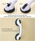 ONQendDv Grab Bars for Wall,Vacuum Suction Cup Armrest Non-Slip Support Toilet Bathroom Shower Handle Bathroom Handrail