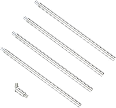Threaded Extension Rod with Sloped Ceiling Adapter Kits for Pendant Light, Island