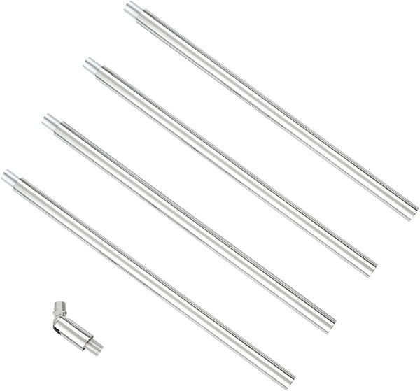 Threaded Extension Rod with Sloped Ceiling Adapter Kits for Pendant Light, Island